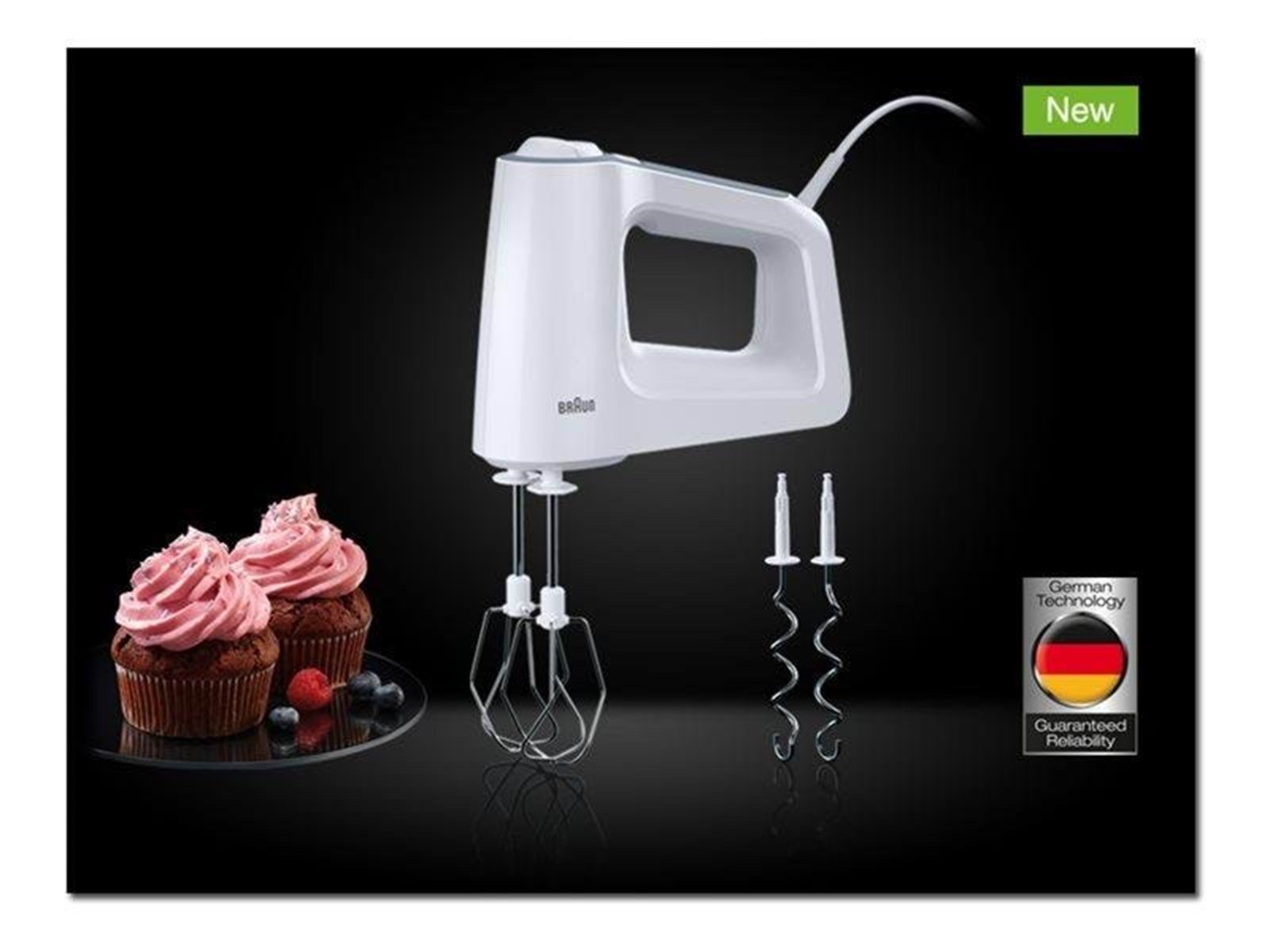 Braun Handmixer MultiMix 3 HM 3100 WH - 500 W Braun Handmixer MultiMix 3 HM 3100 WH - 500 W